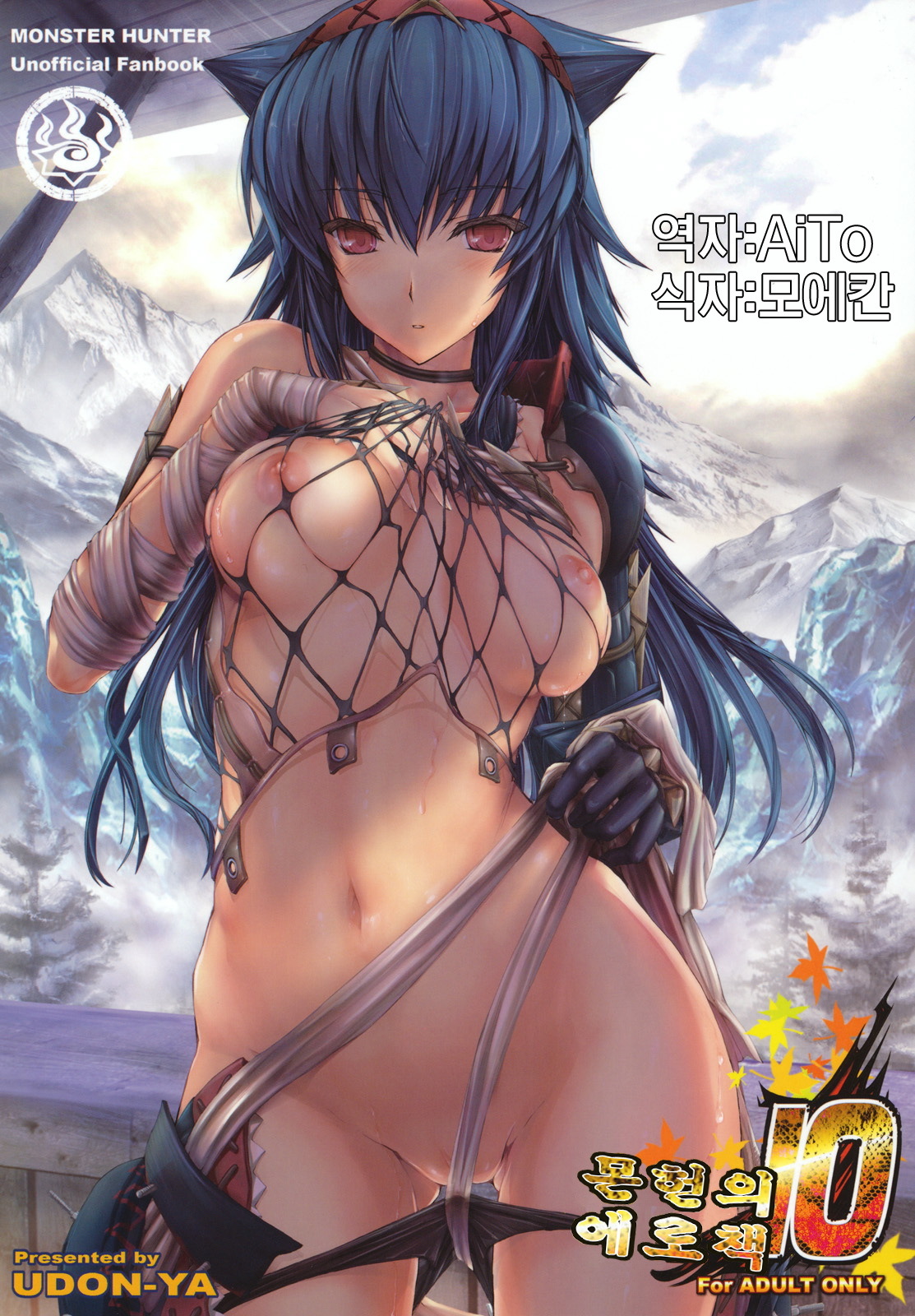 (C79) [UDON-YA (Kizuki Aruchu, ZAN)] MonHun no Erohon 10 | 몬헌의 에로책 10 (Monster Hunter) [Korean] [AiTo] page 1 full