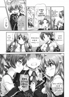 (C77) [Hikakuteki Simple na Panty (Imonade Ryouchou)] Chichi to Bust to Oppaichuu | 가슴과 유방주 와 바스트 (Baka to Test to Shoukanjuu) [Korean] [나키우사기] - page 4