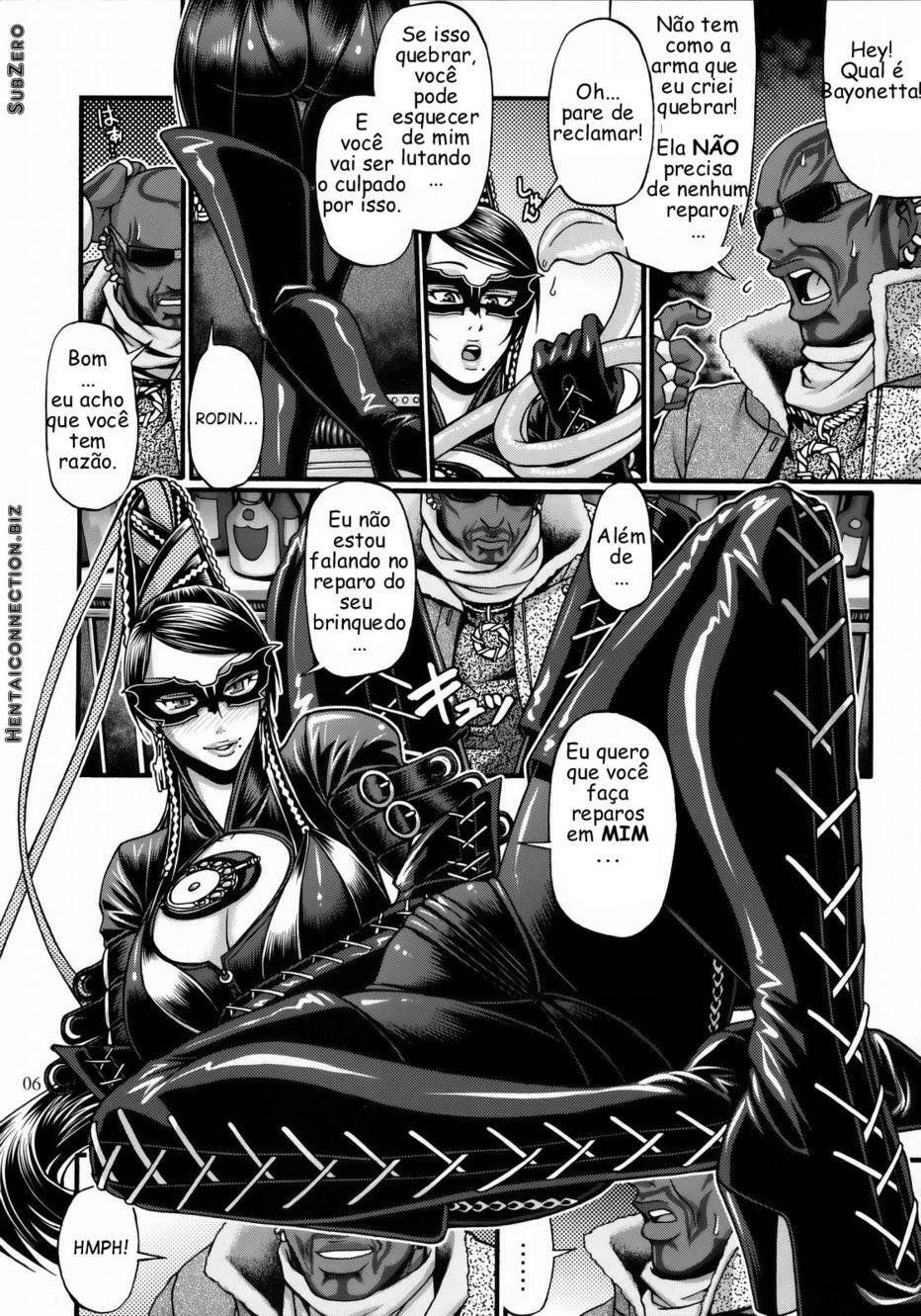 (C77) [CELLULOID-ACME (Chiba Toshirou)] Hi-SICS 05 -Toaru Majo no Sex Life- | A Vida Sexual de uma Certa Bruxa (BAYONETTA) [Portuguese-BR] [HentaiConnection] page 5 full