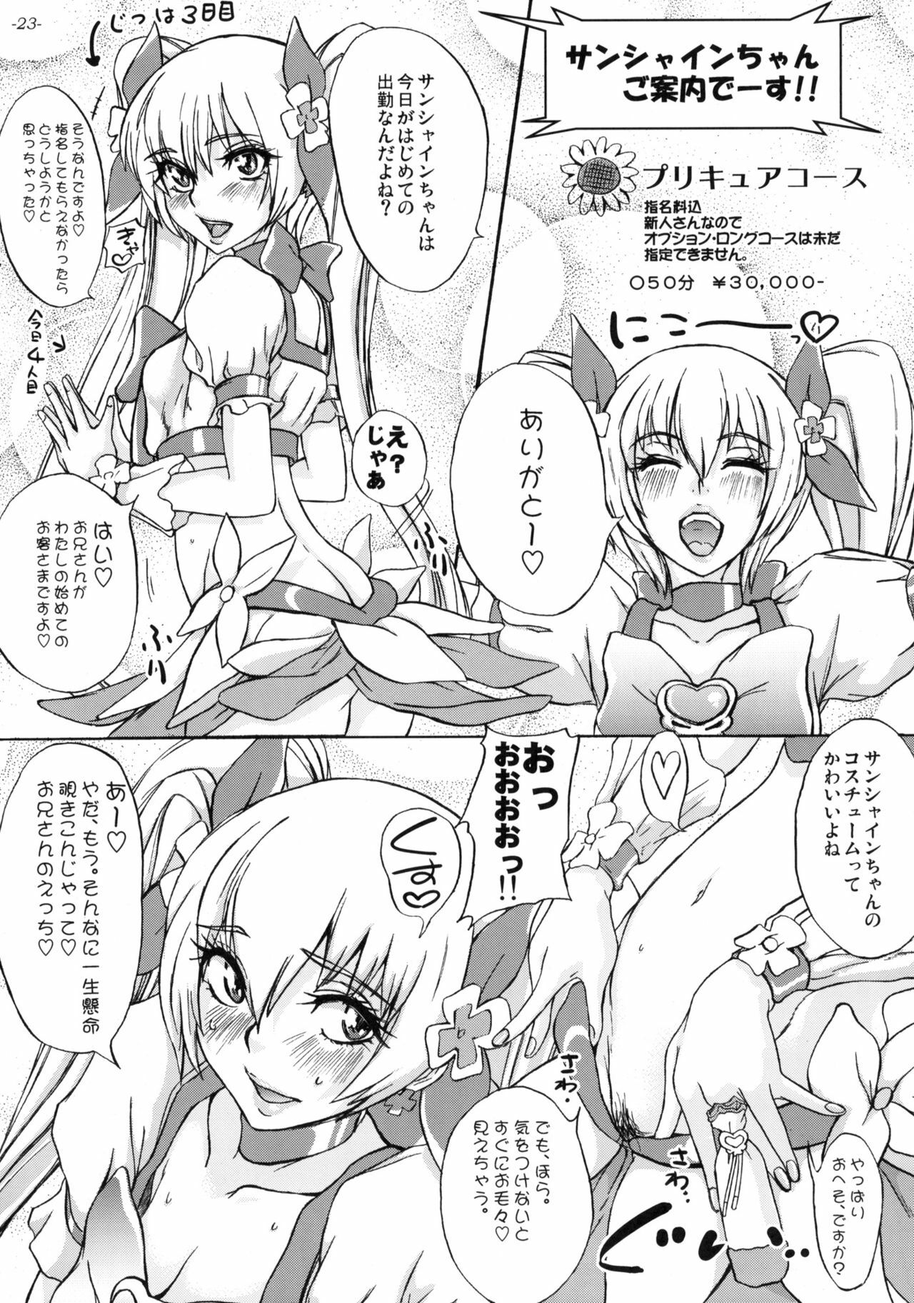 (C79) [Sekai Kakumei Club (Ozawa Reido)] Yuri-san 17-sai, Watashi, Madamada Geneki Nandesu. (HeartCatch PreCure!) page 24 full