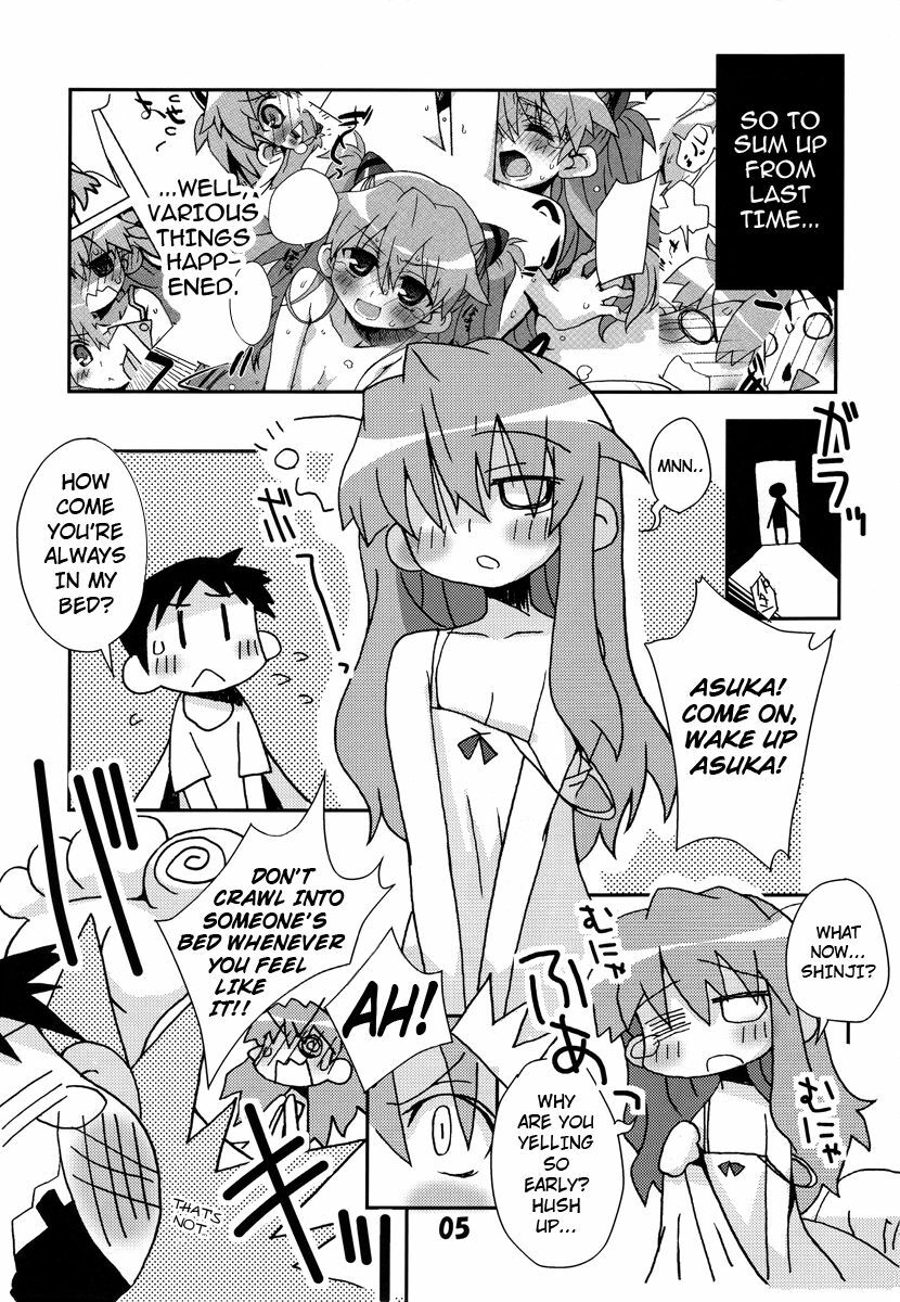(C77) [Kousoku Kaiten (Yagumo Kengou)] Kousoku Kaiten no EVA no hon II [Kousoku Kaiten's Second Eva Book] (Neon Genesis Evangelion) [English] ==Strange Companions== page 5 full