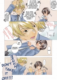 (Uki*Doki Ouran-sai) [Ichinichi Sanjou (Jinguu Kozue)] Inu to Ousama | The Dog and The King (Ouran High School Host Club) [English] [Futari Wa Pretty Anon] - page 4
