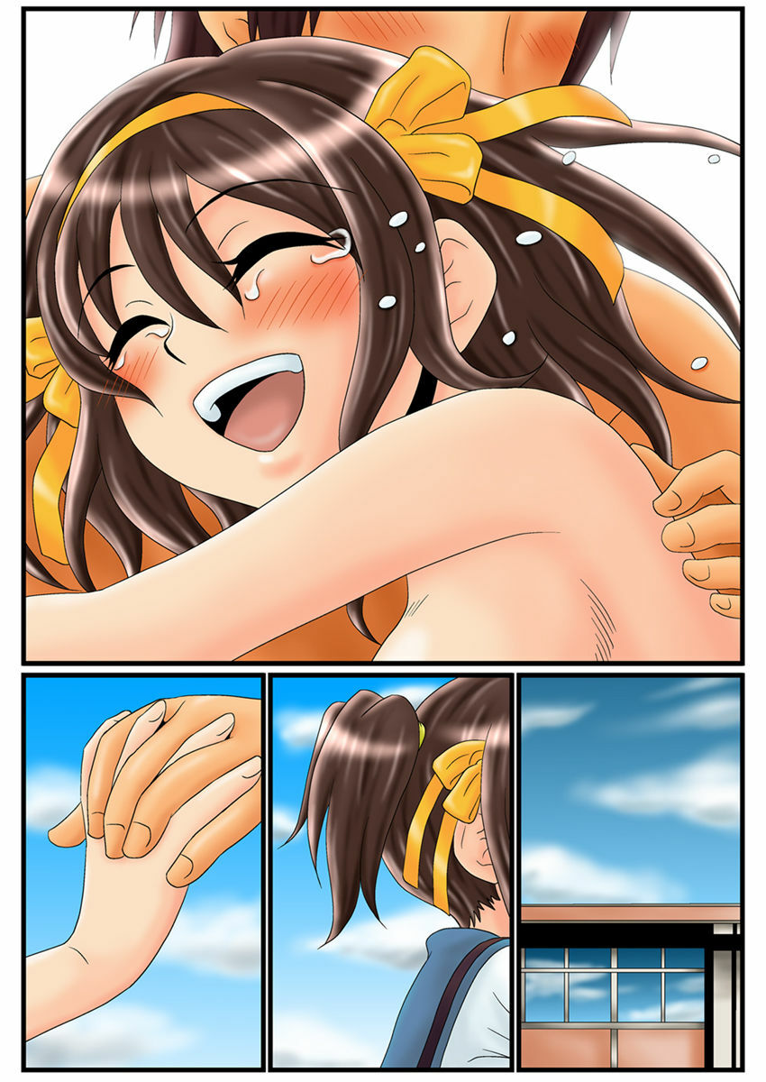 (C79) [Mousou Kai no Juunin wa Iki Teiru (Kandanchi)] Suzumiya Haruhi-san wa Oshikko wo Nomu no ga Daisuki mitai desu. Kouhen (Suzumiya Haruhi no Yuuutsu) page 37 full