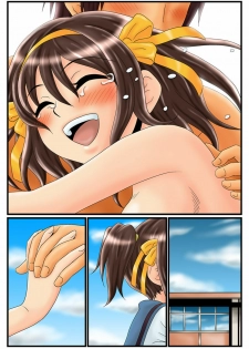 (C79) [Mousou Kai no Juunin wa Iki Teiru (Kandanchi)] Suzumiya Haruhi-san wa Oshikko wo Nomu no ga Daisuki mitai desu. Kouhen (Suzumiya Haruhi no Yuuutsu) - page 37
