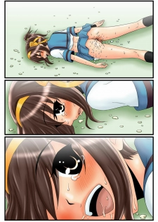 (C79) [Mousou Kai no Juunin wa Iki Teiru (Kandanchi)] Suzumiya Haruhi-san wa Oshikko wo Nomu no ga Daisuki mitai desu. Kouhen (Suzumiya Haruhi no Yuuutsu) - page 41