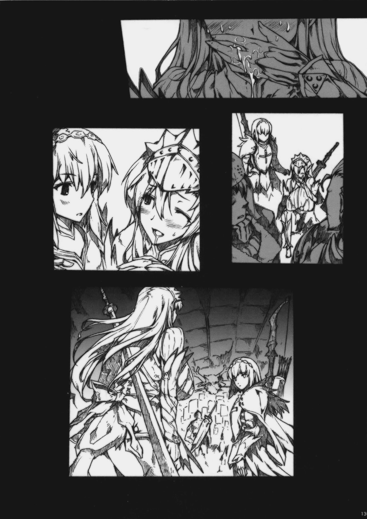 (C77) [Erect Touch (Erect Sawaru)] Invisible Hunter 2 (Monster Hunter) [French] page 34 full