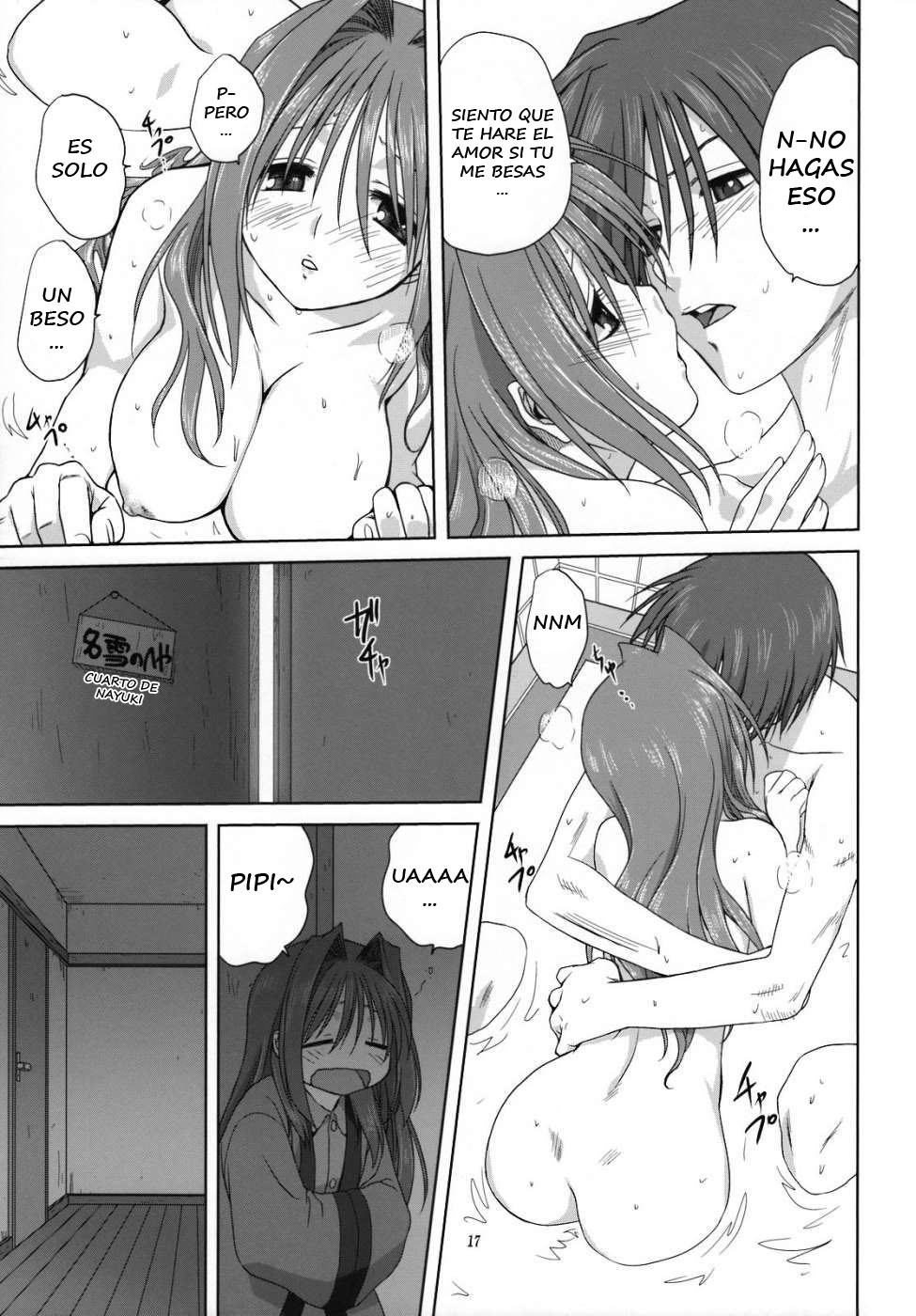 (C74) [Mitarashi Club (Mitarashi Kousei)] Akiko-san to Issho 3 (Kanon) [Spanish] [Tenori Tigers] page 16 full