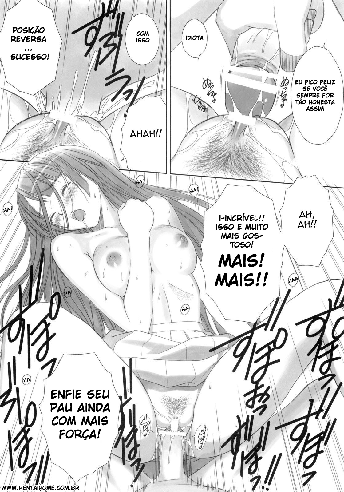 (C77) [T2 ART WORKS (Taka Tony)] Hitagi ONESIDE (Bakemonogatari) [Portuguese-BR] [HentaiHome] page 27 full