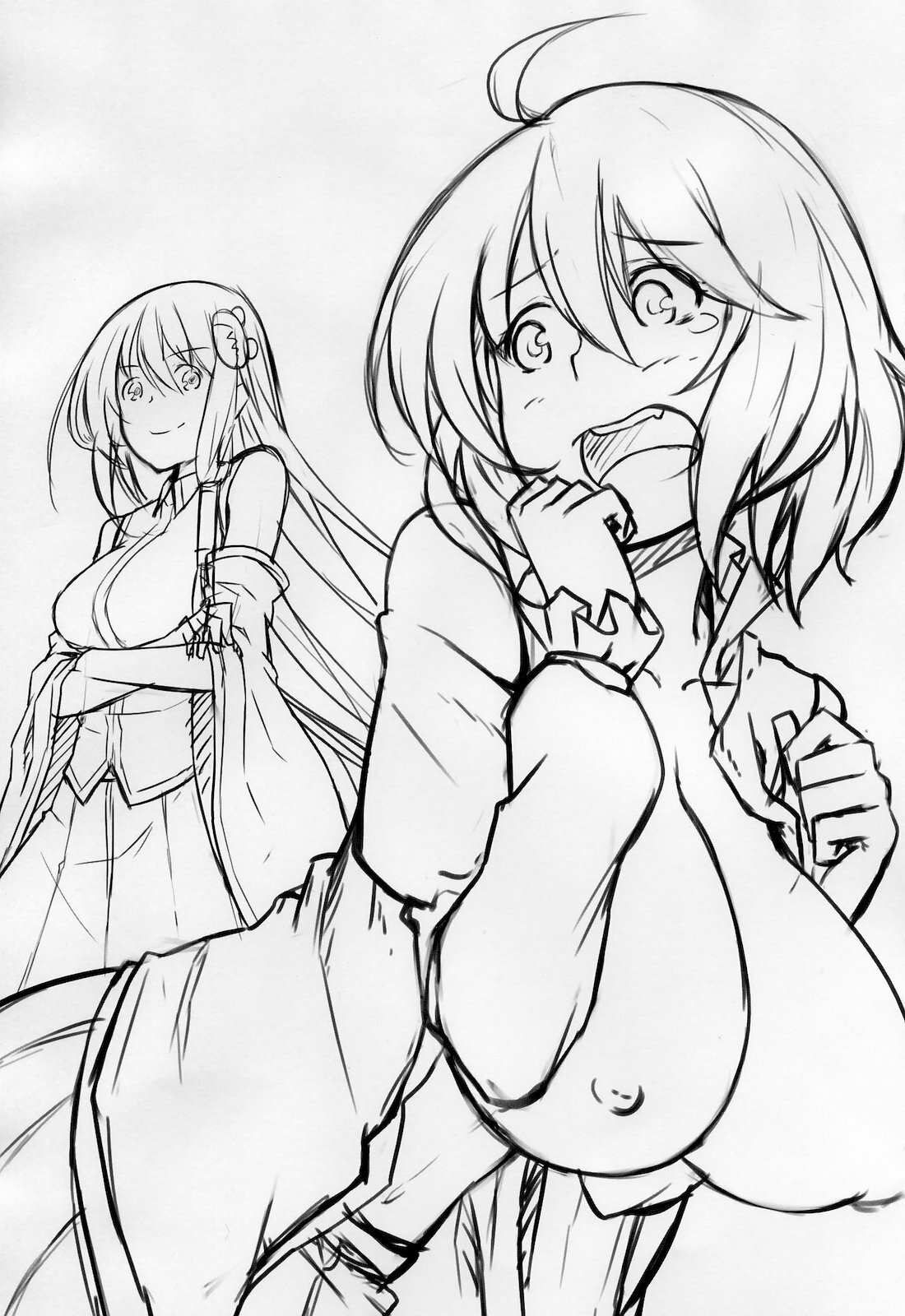(Air Reitaisai 8) [Hirojuu Renshuujou (Hiroya)] Karakasa Obake to Miko (Touhou Project) page 2 full