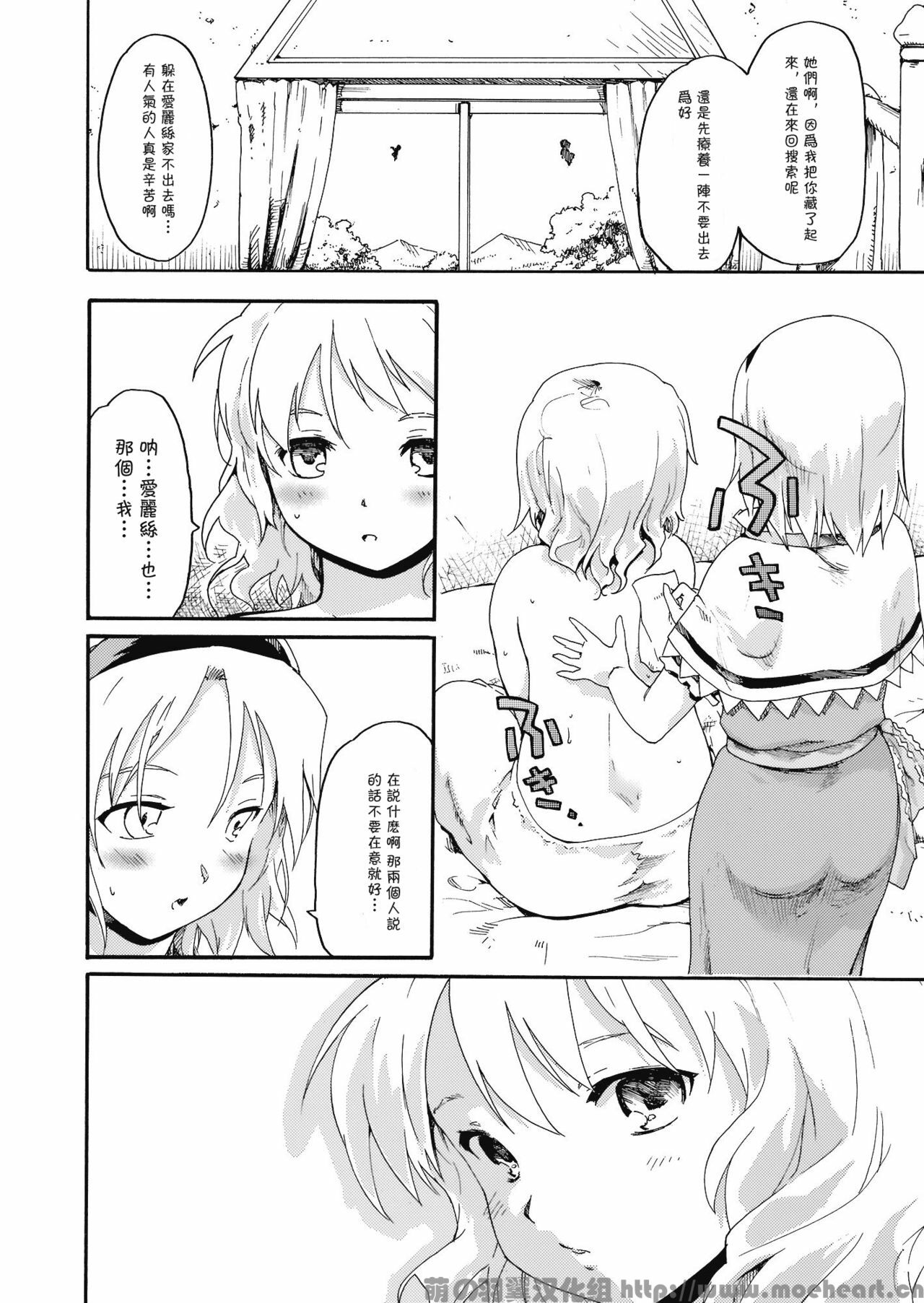 (C76) [PARANOIA CAT (Fujiwara Shunichi)] Touhou Ukiyo Emaki Milky Way no Setsunateki Katsu Jounetsuteki na Majutsufu (Touhou Project) [Chinese] [萌の羽翼汉化组] page 25 full