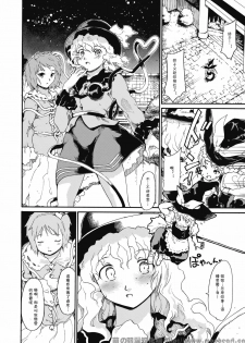 (C76) [PARANOIA CAT (Fujiwara Shunichi)] Touhou Ukiyo Emaki Milky Way no Setsunateki Katsu Jounetsuteki na Majutsufu (Touhou Project) [Chinese] [萌の羽翼汉化组] - page 11