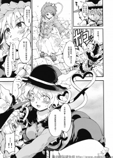 (C76) [PARANOIA CAT (Fujiwara Shunichi)] Touhou Ukiyo Emaki Milky Way no Setsunateki Katsu Jounetsuteki na Majutsufu (Touhou Project) [Chinese] [萌の羽翼汉化组] - page 12