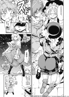 (C76) [PARANOIA CAT (Fujiwara Shunichi)] Touhou Ukiyo Emaki Milky Way no Setsunateki Katsu Jounetsuteki na Majutsufu (Touhou Project) [Chinese] [萌の羽翼汉化组] - page 14