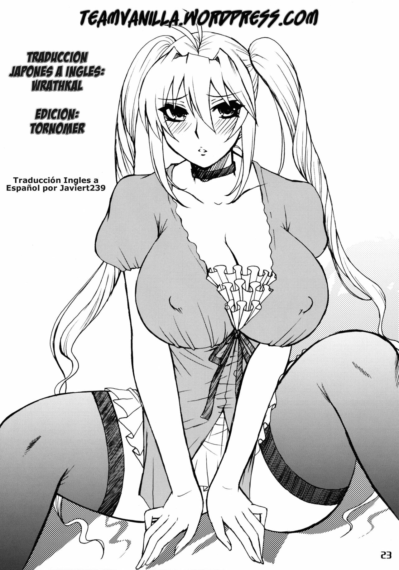 (C76) [Honey Bump (Nakatsugawa Minoru)] Tsuki no Tennensui (Sekirei) [Spanish] page 28 full