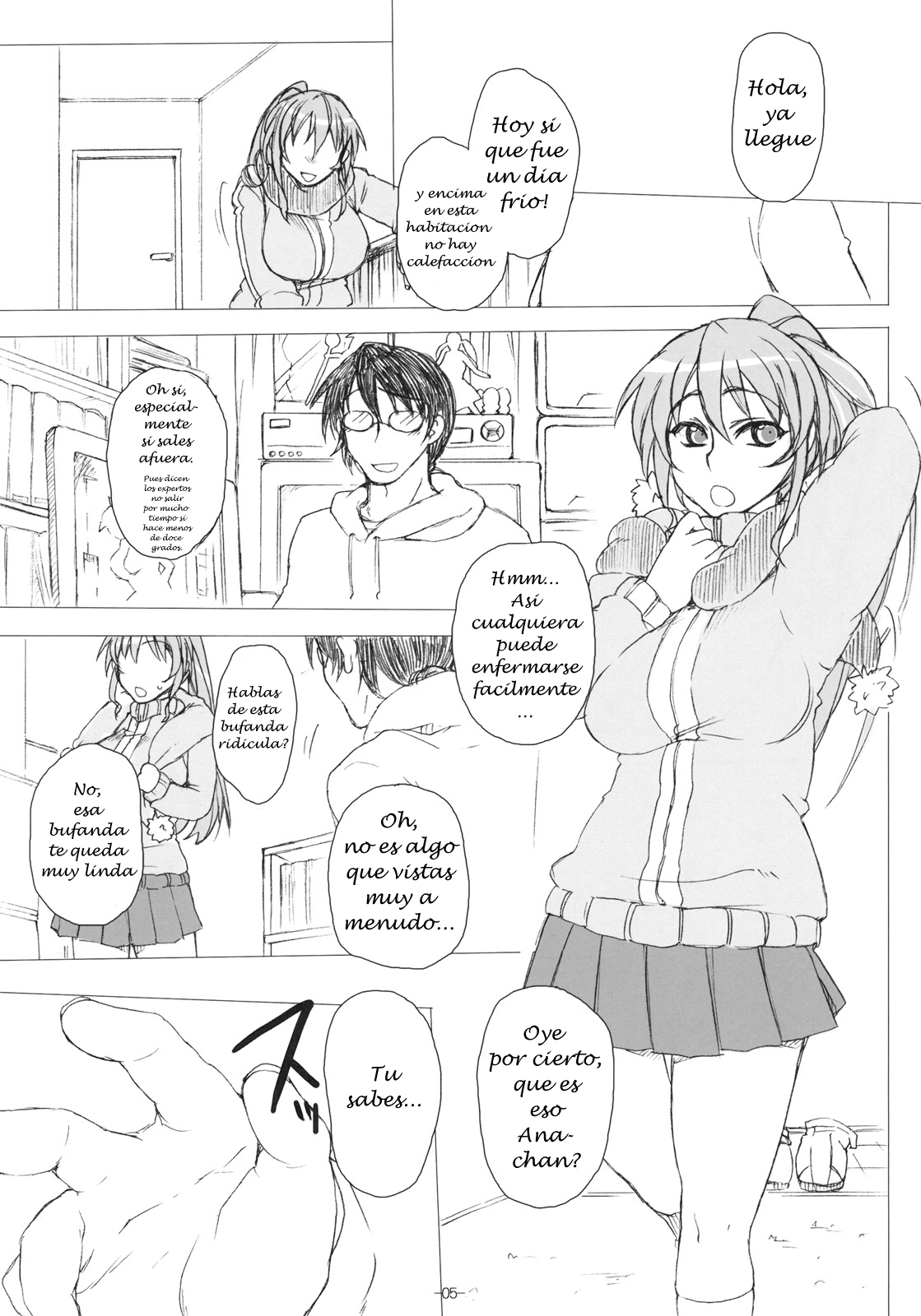 (C79) [NIGHT★FUCKERS (Mitsugi)] Otakare -Kanojo ga Spats ni Kigaetara- [Spanish] [JavV] page 4 full