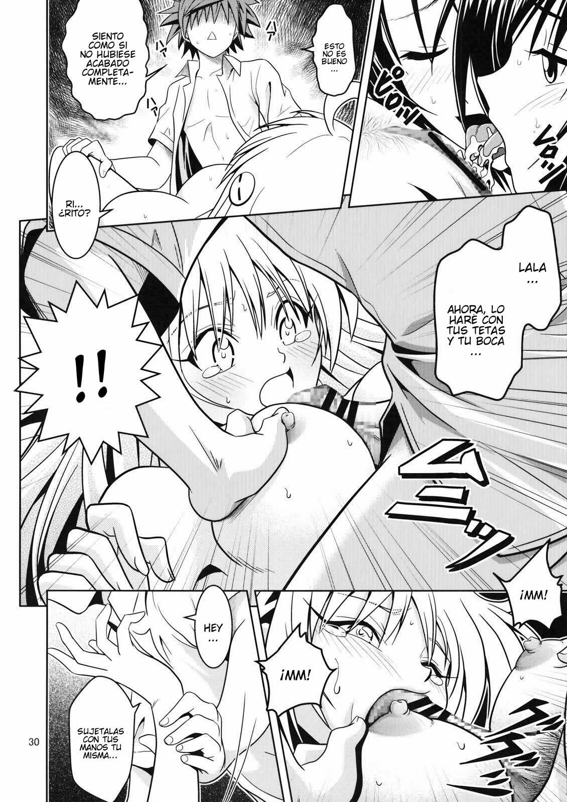 [Gangontou (Fukori)] Anoko-tachi ga Taihen na Koto ni Nattemasu 2 (To LOVE-Ru) [Spanish] [Javiert239] page 29 full