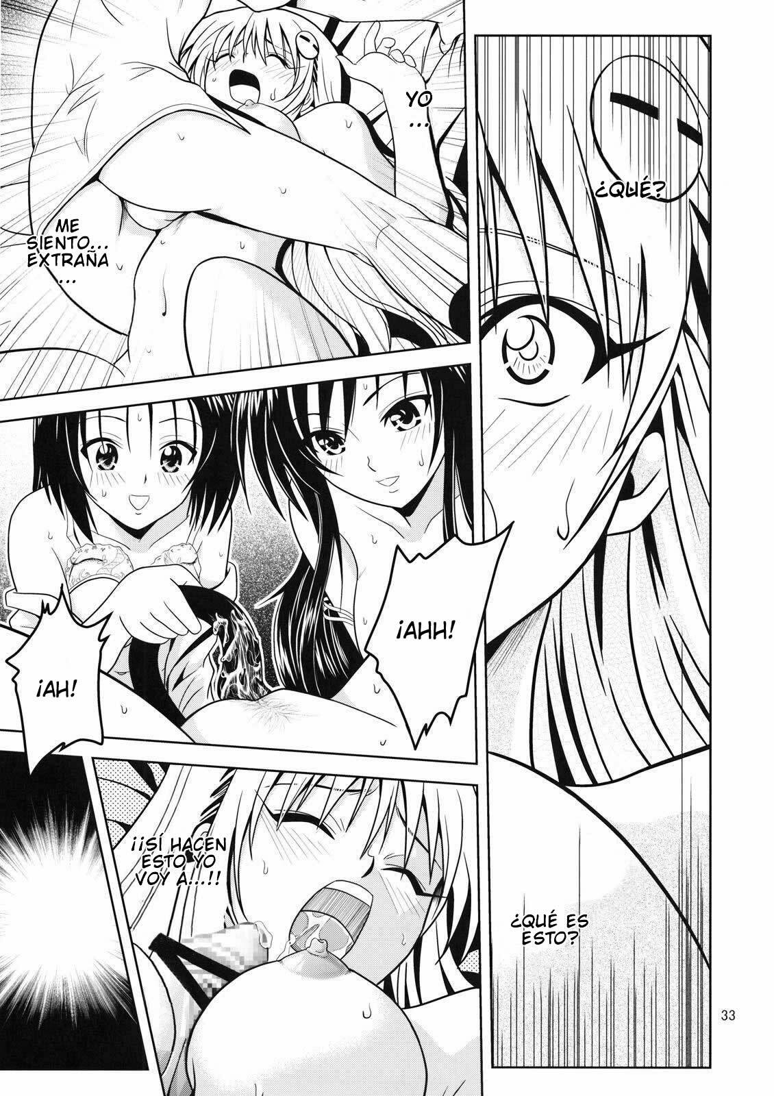 [Gangontou (Fukori)] Anoko-tachi ga Taihen na Koto ni Nattemasu 2 (To LOVE-Ru) [Spanish] [Javiert239] page 32 full