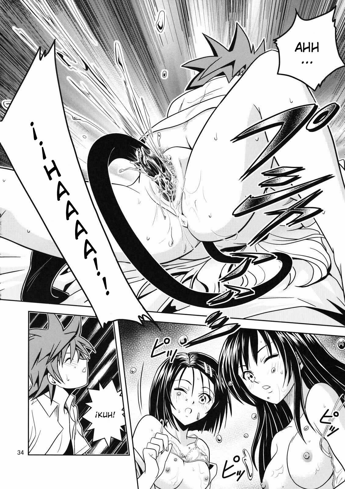 [Gangontou (Fukori)] Anoko-tachi ga Taihen na Koto ni Nattemasu 2 (To LOVE-Ru) [Spanish] [Javiert239] page 33 full