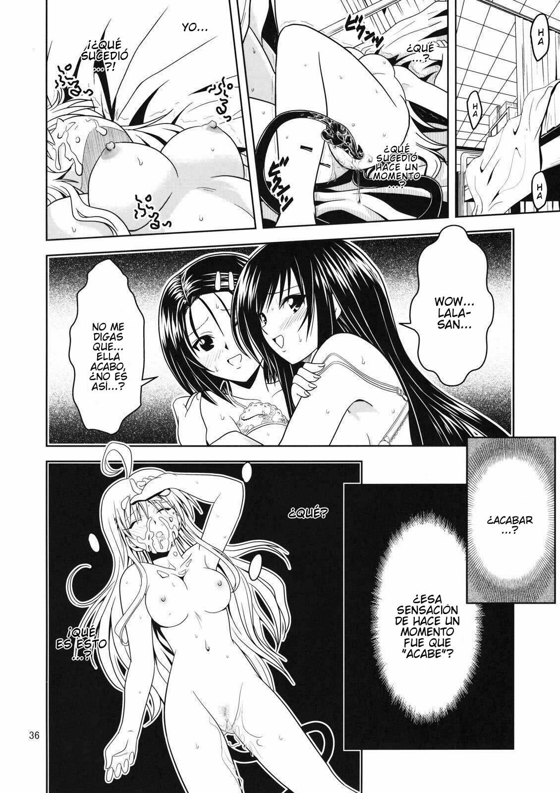 [Gangontou (Fukori)] Anoko-tachi ga Taihen na Koto ni Nattemasu 2 (To LOVE-Ru) [Spanish] [Javiert239] page 35 full