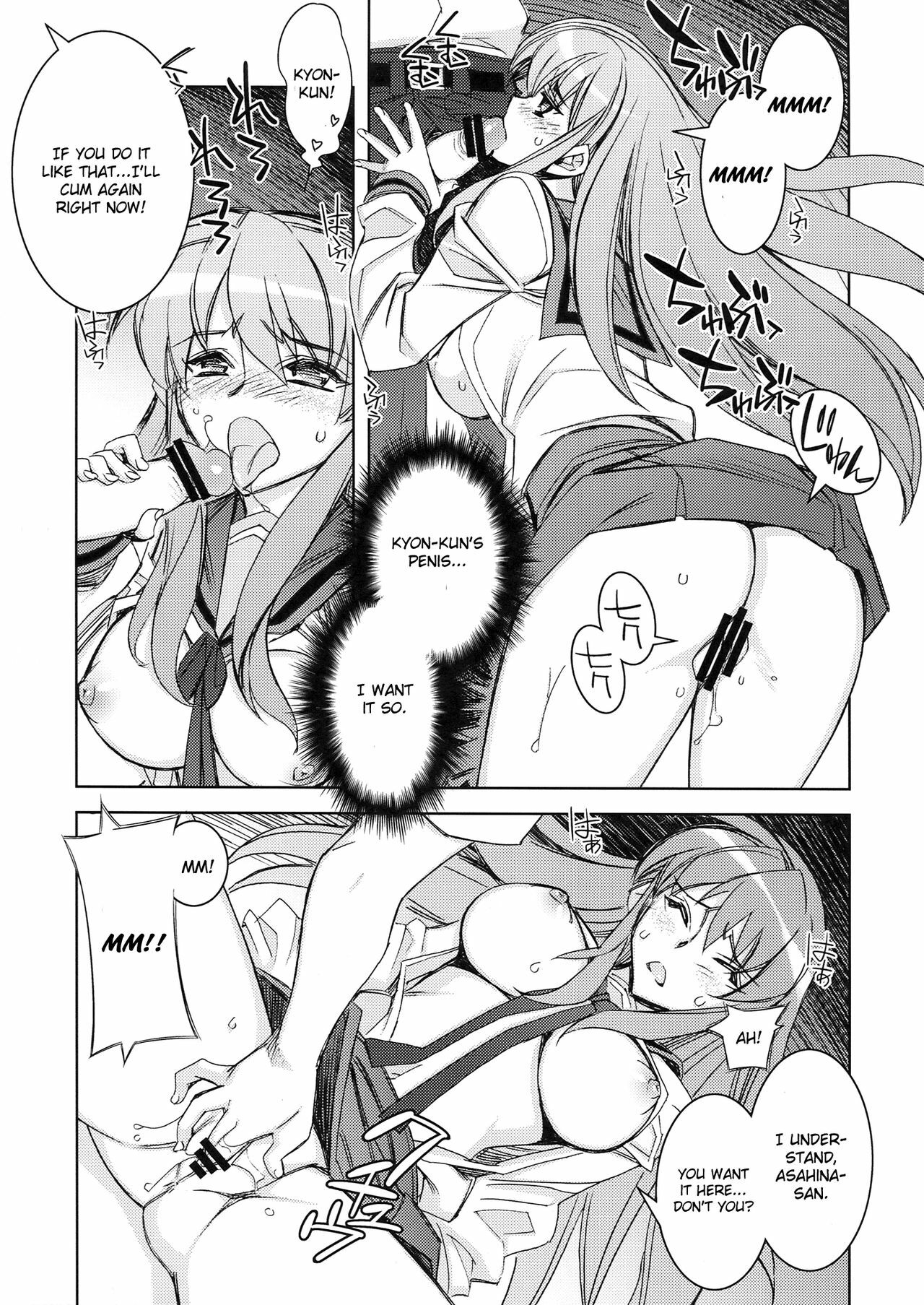 (C76) [Kashiwa-ya (Hiyo Hiyo)] Kinsokujikou ry (The Melancholy of Haruhi Suzumiya) [English] [CGrascal] page 11 full