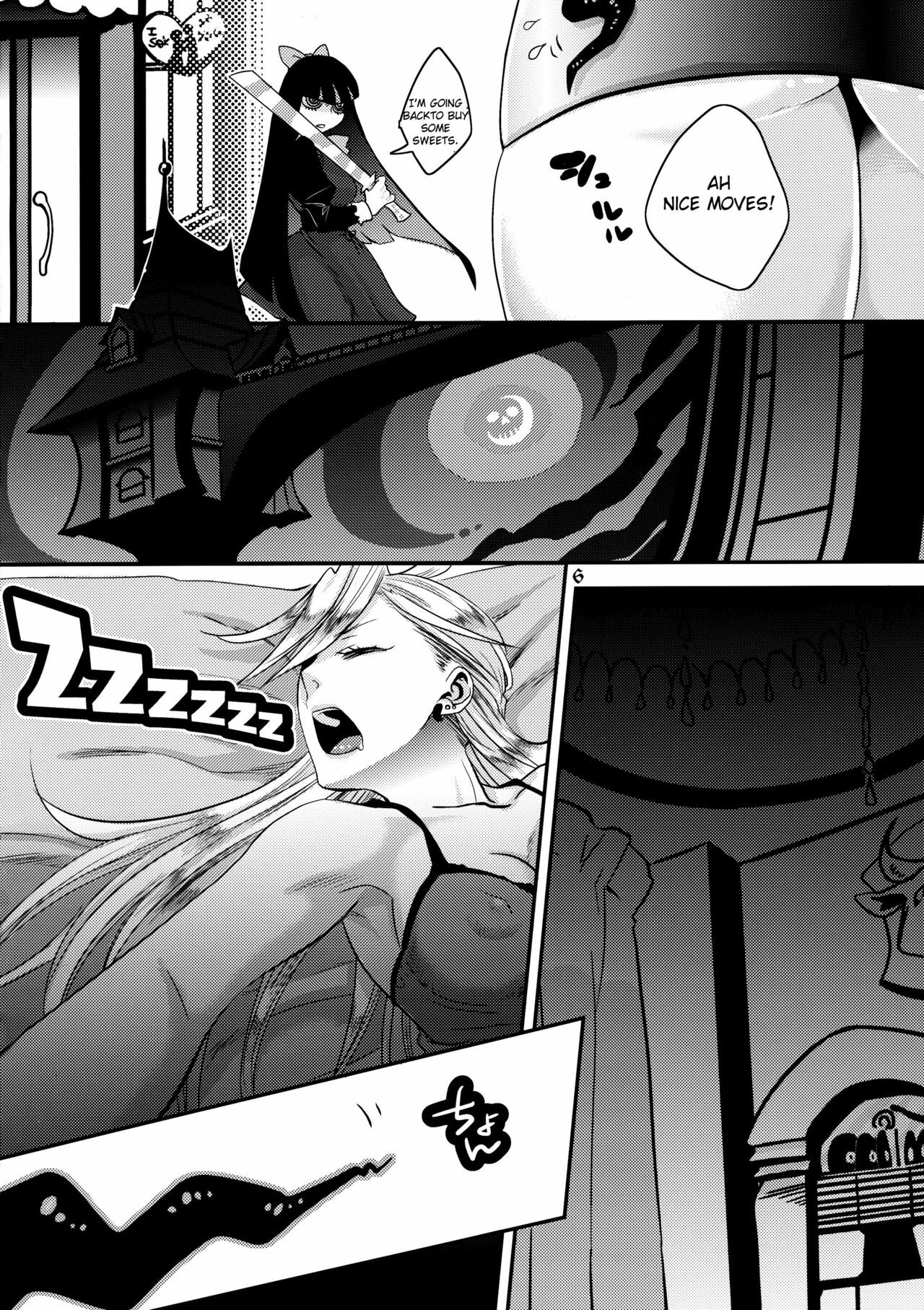 (C79) [Pish Lover (Amatake Akewo)] Delicious Milk (Panty & Stocking with Garterbelt) [English] =Pineapples r' Us= page 6 full