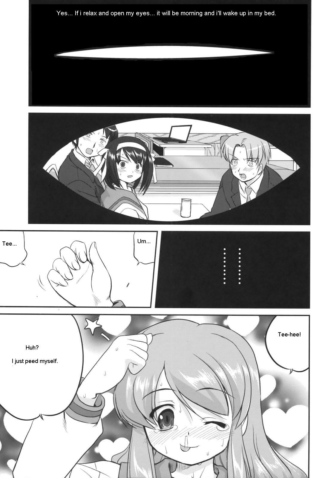 (C74) [Takotsuboya (TK)] Seishun no Ayamachi Mikuru no Oshikko mora SPECIAL | Seishun No Ayamachi: Mikuru's Wetting Special (The Melancholy of Haruhi Suzumiya) [English] page 20 full