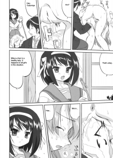 (C74) [Takotsuboya (TK)] Seishun no Ayamachi Mikuru no Oshikko mora SPECIAL | Seishun No Ayamachi: Mikuru's Wetting Special (The Melancholy of Haruhi Suzumiya) [English] - page 27