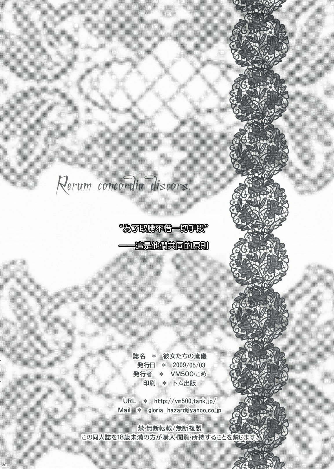 [VM500 (Kome)] Kanojo Tachino Ryuugi (Axis Powers Hetalia) [Chinese] page 30 full