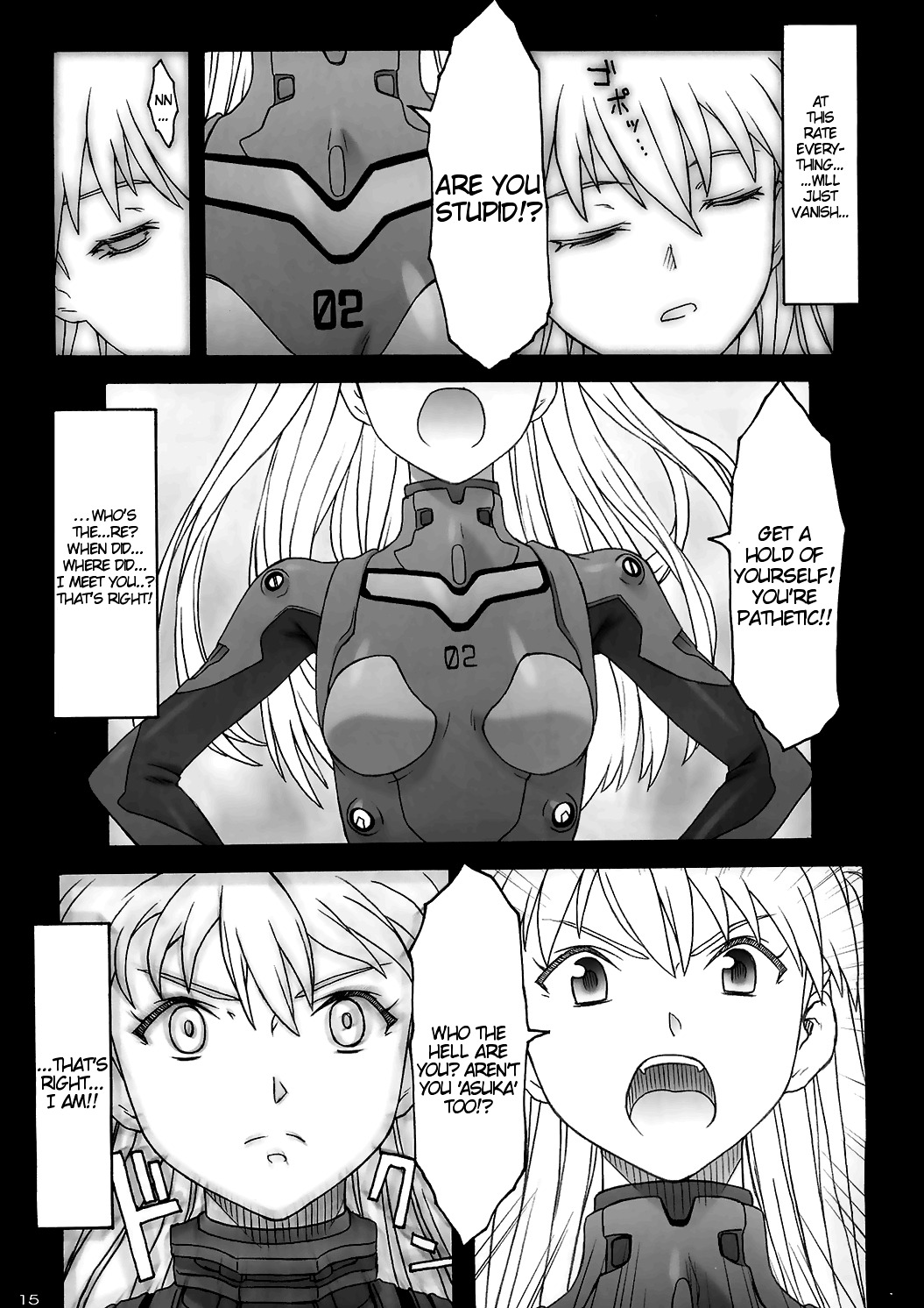 (C79) [Pantsu Kishidan (Takikawa Norihiro, Tsuji Takeshi)] Les Betes II (Neon Genesis Evangelion) [English] =LWB= page 15 full