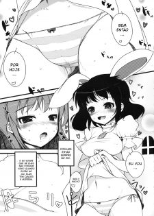 (C76) [Shiinotomoshibitake (Ippongui)] Inaba no Ero Usagi (Touhou Project) [Portuguese-BR] [Hentaihome] - page 4