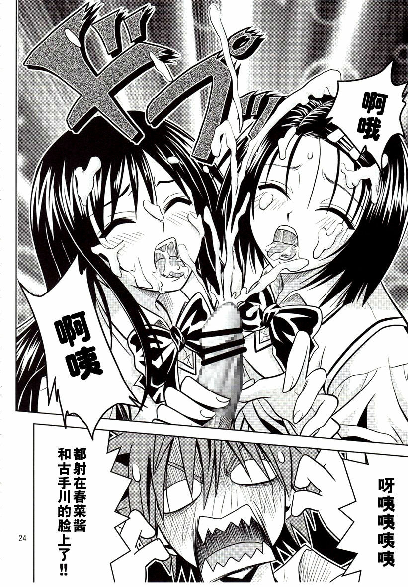 [Gangontou (Fukori)] Anoko-tachi ga Taihen na Koto ni Nattemasu (To LOVE-Ru) [Chinese] [SENSE汉化小队] page 24 full