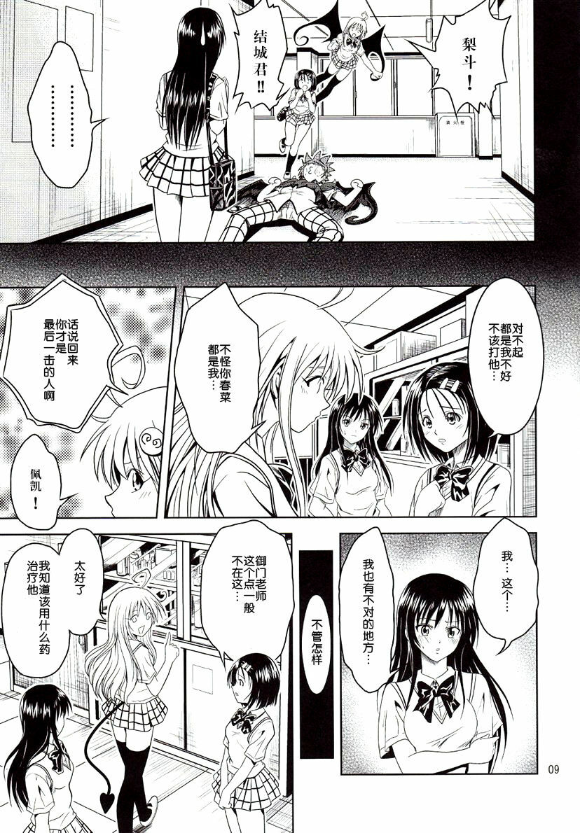 [Gangontou (Fukori)] Anoko-tachi ga Taihen na Koto ni Nattemasu (To LOVE-Ru) [Chinese] [SENSE汉化小队] page 9 full