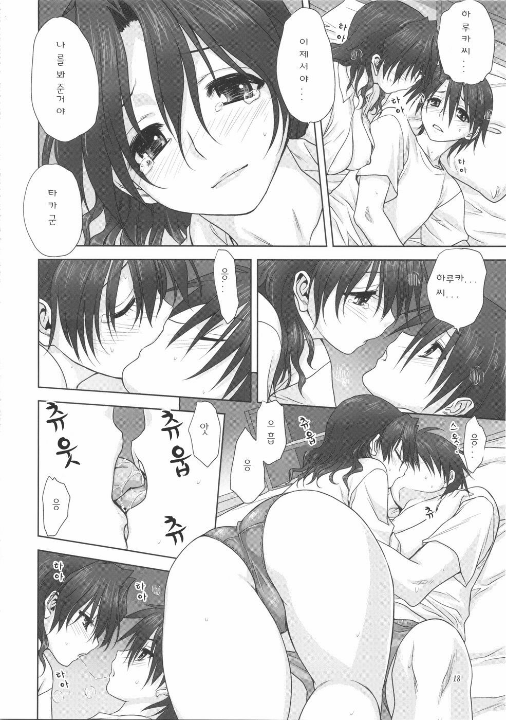 (C75) [Mitarashi Club (Mitarashi Kousei)] Haruka-san to Issho | 하루카 씨와 함께 (ToHeart2 AnotherDays) [Korean] [팀☆면갤] page 18 full