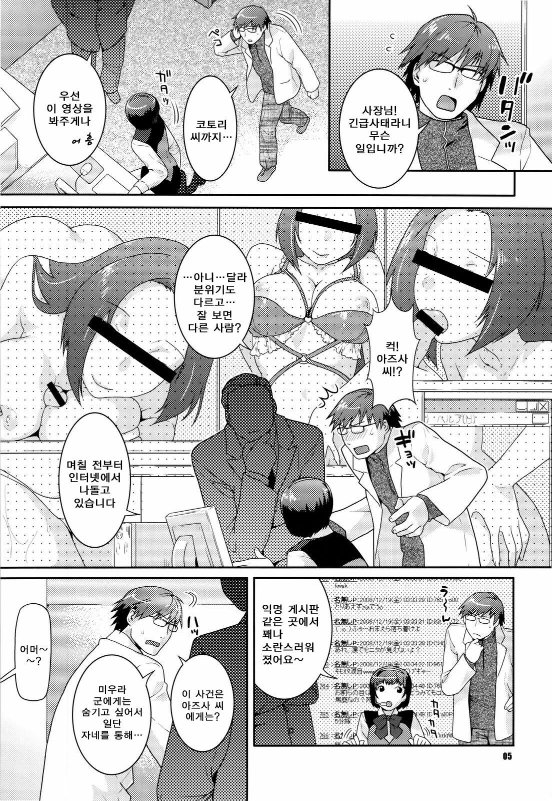 (C75) [NEKOMATAYA (Nekomata Naomi)] Az U like (THE iDOLM@STER) [Korean] page 5 full