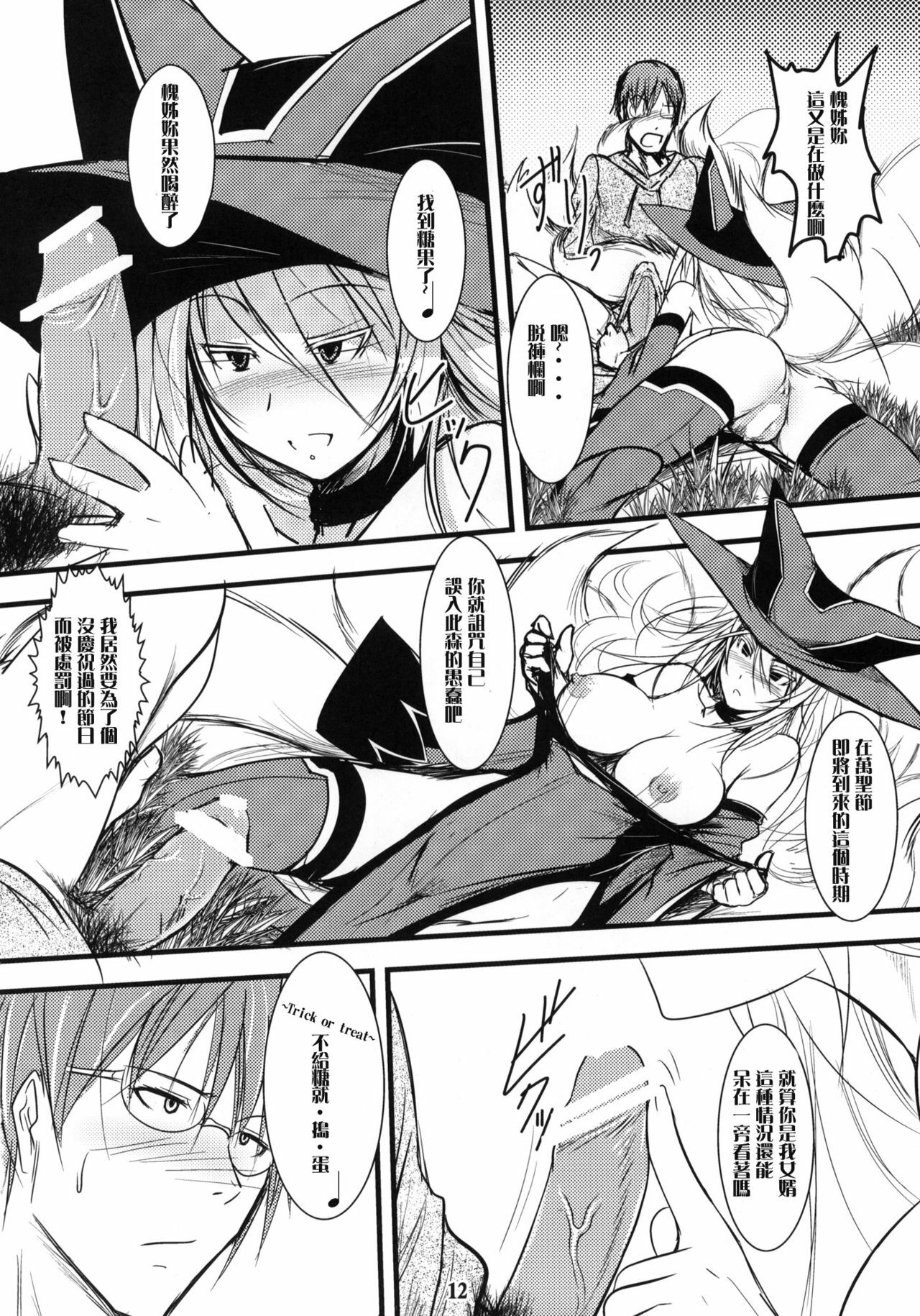 (C79) [Tanmatsu Ijou (BadHanD)] Enju no Mori -Byakko no Mori Gaiden- [Chinese] [華生漢化] page 11 full