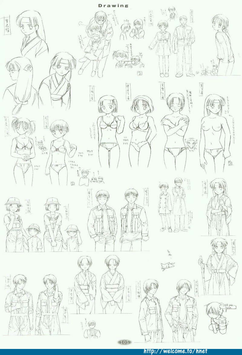 [Arkham/Rewnoss] Folk Song design artbook page 93 full