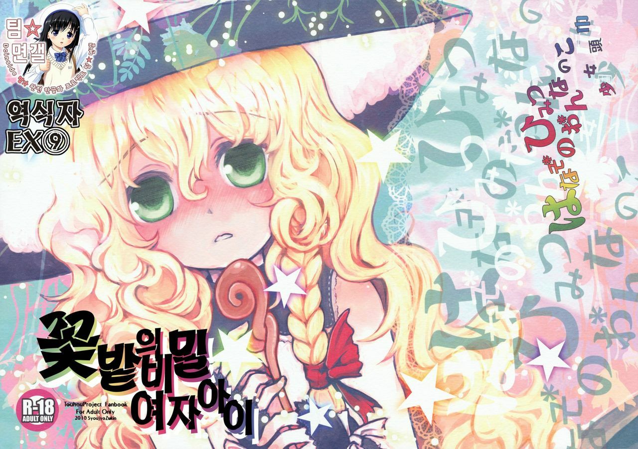 (Reitaisai 7) [Shoujo Zukin (Hatomugi Munmun)] Hanazono Himitsu Onnanoko | 꽃밭의 비밀 여자아이 (Touhou Project) [Korean] [팀☆면갤] page 1 full