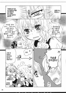 (Reitaisai 7) [Shoujo Zukin (Hatomugi Munmun)] Hanazono Himitsu Onnanoko | 꽃밭의 비밀 여자아이 (Touhou Project) [Korean] [팀☆면갤] - page 10
