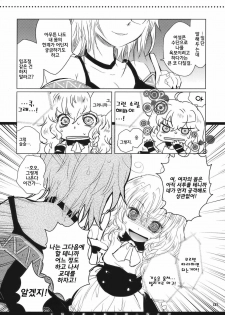 (Reitaisai 7) [Shoujo Zukin (Hatomugi Munmun)] Hanazono Himitsu Onnanoko | 꽃밭의 비밀 여자아이 (Touhou Project) [Korean] [팀☆면갤] - page 11