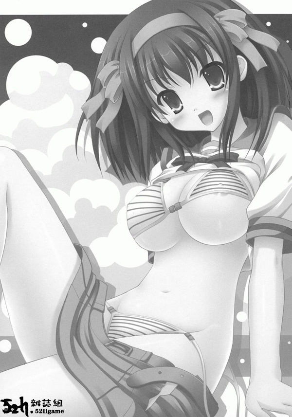(C72) [Turning Point (Uehiro)] Harukyon no Ecchi Hon 4 (The Melancholy of Haruhi Suzumiya) [Chinese] [52H.裏.漫畫組汉化] page 2 full