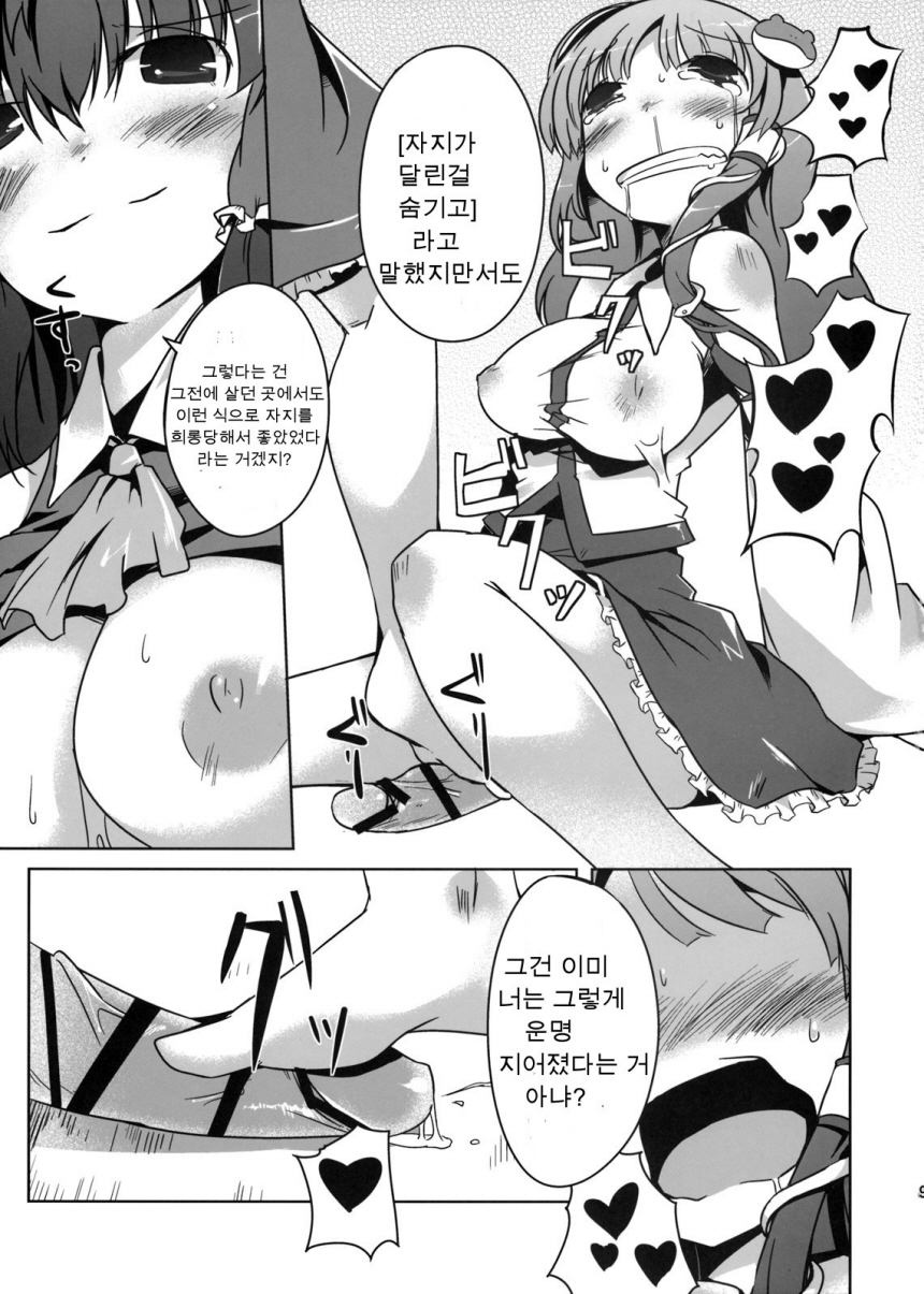 (C76) [Katamichi Kippu (Mikage Sekizai)] Konna Gensoukyou (Touhou Project) [Korean] page 11 full