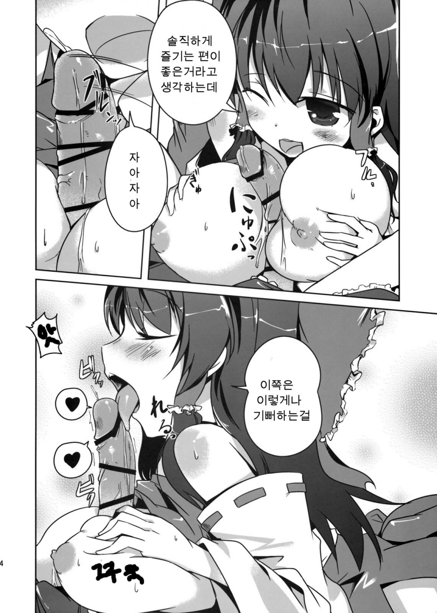 (C76) [Katamichi Kippu (Mikage Sekizai)] Konna Gensoukyou (Touhou Project) [Korean] page 6 full