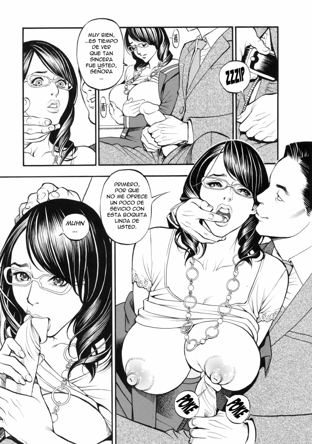 [Izayoi Seishin, Yamasaki Masato] Ochita Koukyuu Tsuma Yuriko Ch. 1 | Caida Esposa de alta Sociedad Capitulo #1 (Boshi Double Soukan) [Spanish] page 8 full