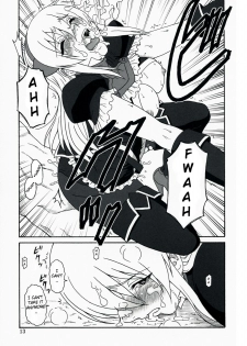 (C74) [Oretachi Misnon Ikka (Misnon the Great)] Gyokusai Kakugo na Toppatsu bon (Tower of Druaga) [English] [Usual Translations] - page 12