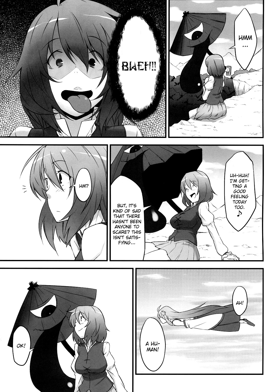 (Air Reitaisai 8) [Hirojuu Renshuuchou (Hiroya)] Karakasa Obake to Miko (Touhou Project) [English] [CGrascal] page 3 full