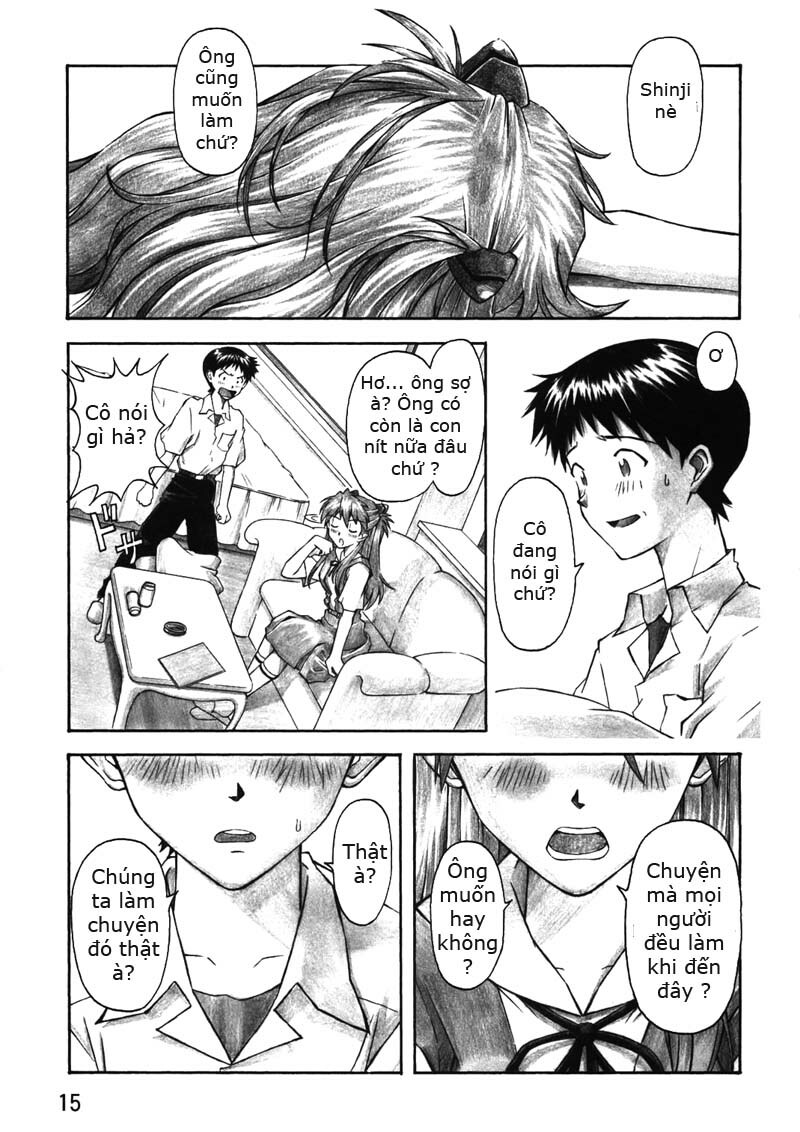 (C67) [Tengu no Tsuzura (Kuro Tengu)] ASUKA TRIAL (Neon Genesis Evangelion) [Vietnamese Tiếng Việt] [Death's Hentai Land] page 14 full