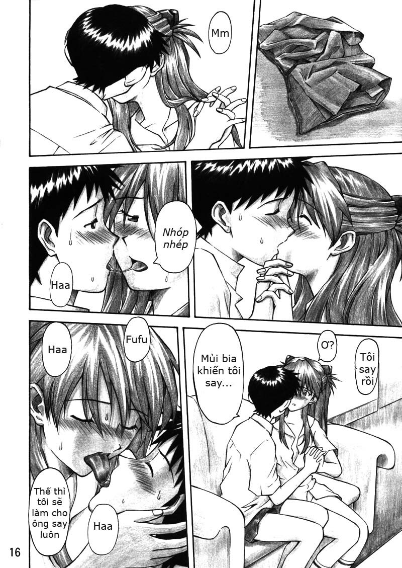 (C67) [Tengu no Tsuzura (Kuro Tengu)] ASUKA TRIAL (Neon Genesis Evangelion) [Vietnamese Tiếng Việt] [Death's Hentai Land] page 15 full
