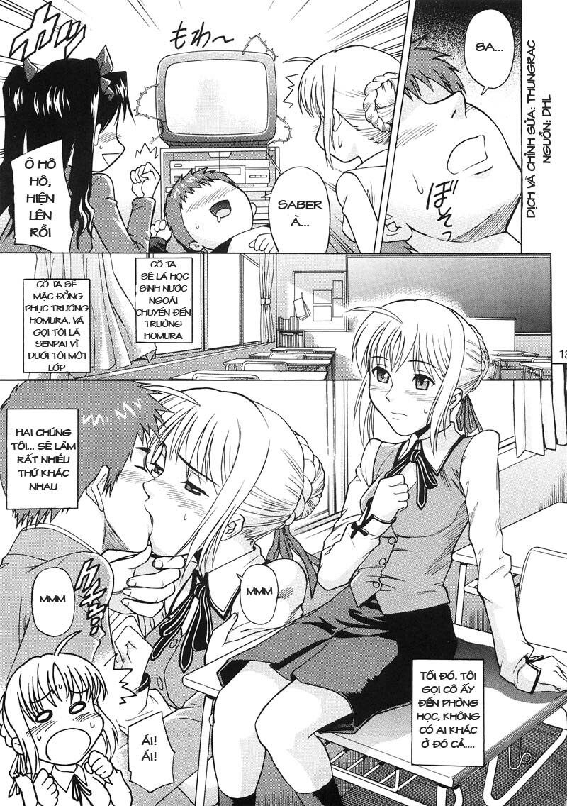 [Bakuretsu Fusen (Denkichi)] Fate/delusions of grandeur (Fate/hollow ataraxia) [Vietnamese Tiếng Việt] [DHL] page 12 full