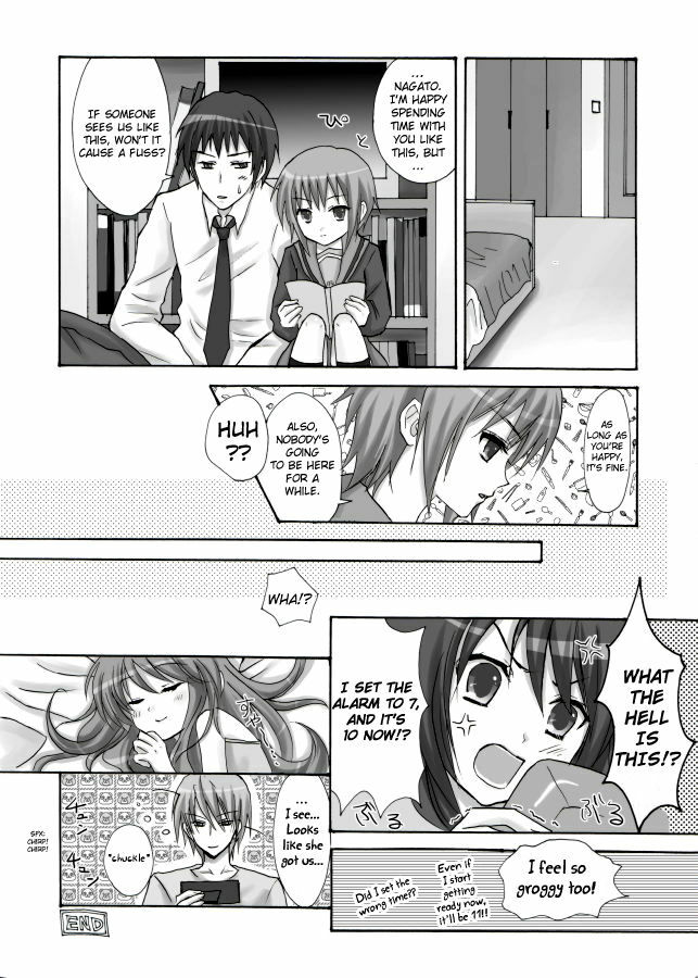 (C72) [Ningen Modoki (Random)] Hare Toki Doki Yuki (Suzumiya Haruhi no Yuuutsu) [English] =Team Vanilla= page 14 full