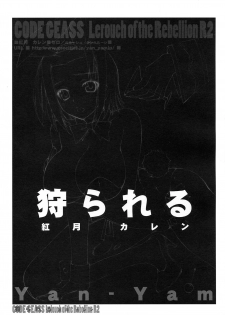 (C74) [Yan-Yam] Karareru -Akatsuki Kallen- (Code Geass: Lelouch of the Rebellion) [Korean] [Team H] - page 10